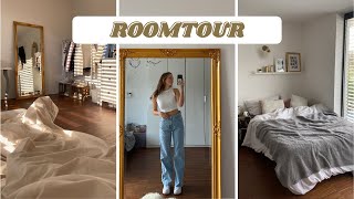 ROOMTOUR palettenbett selbst gebaut woher sind meine möbel [upl. by Enirtak]