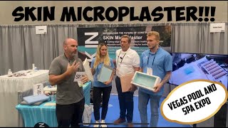 Live from Las Vegas Pool and Spa Expo SKIN Microplaster [upl. by Odnumde106]