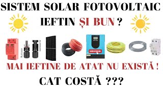 Ep3  Sistem solar ieftin  MONTAJUL [upl. by Aramak]