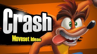 Crash Super Smash Bros MOVESET IDEAS [upl. by Yerfej]