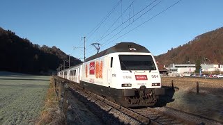 Re 465 004 quotTrubschachenquot mit Kambly Express in Schachen LU [upl. by Haveman]