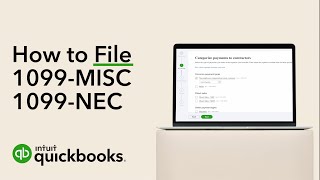 How to file your 1099MISC and 1099NEC in QuickBooks Online [upl. by Sitoiganap]