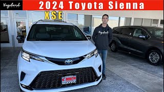 2024 Toyota Sienna XSE Hybrid Better than Honda Odyssey [upl. by Cirtap]