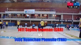 Póvoa de Varzim World Boccia Cup 11072024 Sophie Newman 🇬🇧 vs Nuanchan Phonsila 🇹🇭 BC4 [upl. by Rebmeced81]