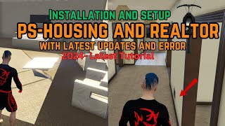 QBCore PSHousing Script  PSHousing Install and Showcase  FiveM Tutorial 2024  Realestate Job [upl. by Neerac713]