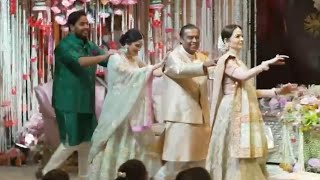 Nita amp Mukesh Ambani dance in joyous mood celebrating Anant  Radhika engagement [upl. by Clyte]