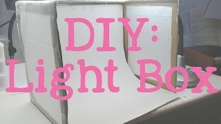 DIY Light Box  Tutorial Care amp How To Use [upl. by Toy]