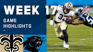 Saints vs Panthers Week 17 Highlights  NFL 2020 [upl. by Muscolo]