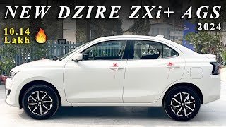 New 4th Gen DZIRE ZXi AGS 2024  Top Model  Features  Price  Interior  Exterior [upl. by Mannie]