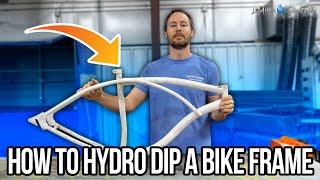 HOW TO HYDRO DIP A BIKE FRAME  Liquid Concepts  Weekly Tips and Tricks [upl. by Aciret]