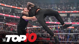 Top 10 Monday Night Raw moments WWE Top 10 Nov 27 2023 [upl. by Erdne]