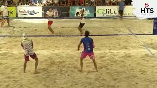 Beach Tennis ARUBA OPEN 2022  Irigaray  Beccaccioli X Gianotti  Spoto SEMIFINAL Melhores Momentos [upl. by Arsi]