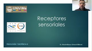 Fisiología neurológica Receptores sensoriales [upl. by Virgilia]