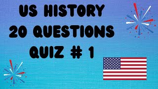 Quiz US History 20 Questions [upl. by Steffy]