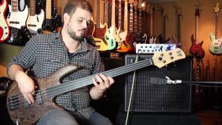 Fodera Monarch 4 Standard Fretless demo by Bass Club Chicago [upl. by Airegin600]