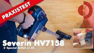 Severin HV7158 AkkuStaubsauger im Test [upl. by Arries]