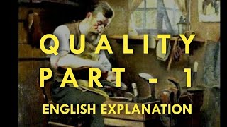 ISC English  Quality  PART  1  ENGLISH Explanation  John Galsworthy  Vocab [upl. by Joann]