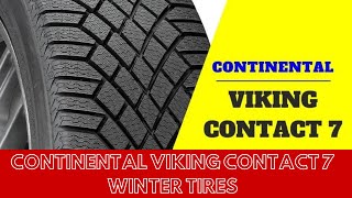 Continental Viking Contact 7 Winter Tires [upl. by Attah]