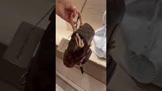 NEW Louis Vuitton Montsouris Mini Backpack review shorts louisvuitton bag fypシ゚viral [upl. by Sharla]