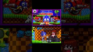 FNF FUNKIN FOR HIRE RETAKE FANMADE DEMO shorts sonic [upl. by Reinar]