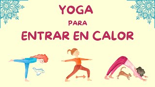 YOGA PARA NIÑOS  Entrada en Calor  Tutorial de Yoga [upl. by Fredela]