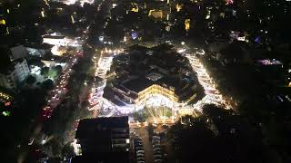 2024 DIWALI  Encircled Spotlight on Vyapar Kendra Sushant Lok Gurgaon Drone footage Mini 3 Pro [upl. by Sauers]