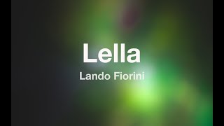 Lando Fiorini  LELLA  Karaoke Fair Use [upl. by Aihk712]