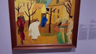 Lyonel Feininger Yellow Street II 1918 [upl. by Anileve45]