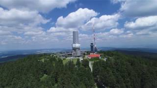 Flug zum Feldberg im Taunus in 4K [upl. by Florian]