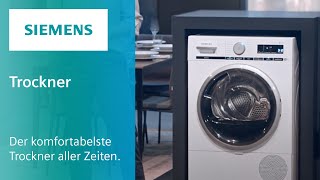 Automatische Programmabstimmung durch TrocknerWaschmaschinen Verbindung  Siemens iQ700 Trockner [upl. by Xad891]