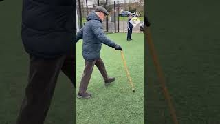 84yearold exfootballer with Alzheimers shows off skills [upl. by Otineb]