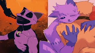 Catnap x Dogday Behind Friendship Part 1  Poppy Playtime Chapter 3 Comic Dub [upl. by Harol]