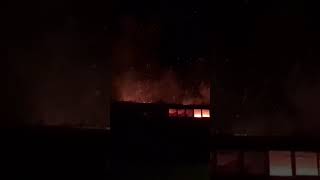 Blayney nsw Abattoir fire early this morning shorts fire blayneynswaustralia [upl. by Marvin]