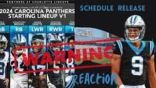 Panthers Schedule Release  Temperature Check [upl. by Bicknell]