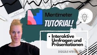 Mentimeter Tutorial  wie du anonyme Umfragen und interaktive Präsentationen erstellst [upl. by Sokram]