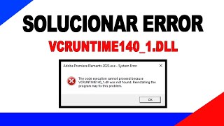 Como Solucionar el Error VCRUNTIME1401 dll ✍ 3 METODOS [upl. by Enihpets]