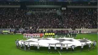 Ajax vs Real Madrid 20121003 Amsterdam Ajax Area UEFA Championship league theme song [upl. by Adriano]