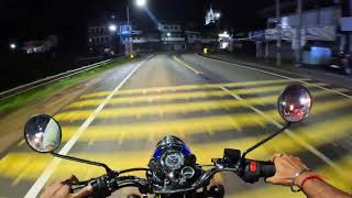 Royal Enfield 350 Night Ride  Ranni  Kerala  Low Light  4K royalenfieldlovers [upl. by Sehguh]