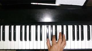 Abrazame y veras piano 1° parte tutorial [upl. by Safier]