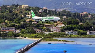 CORFU Airport Planespotting 2018  SPOTTERS PARADISE [upl. by Flaherty]