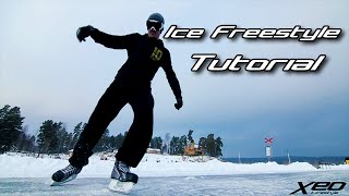 Chassé Croisé FOOTWORK Tutorial  Freestyle Ice Skating TUTORIAL 1 [upl. by Fletch478]