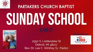 Partakers Church Sunday School 12323 [upl. by Nadda]