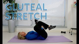 How to do a gluteal stretch to reduce back pain [upl. by Ariella]