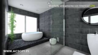 Baños y Cocinas en 3D con Intericad LITE [upl. by Kikelia659]