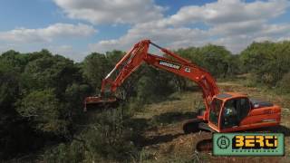 BERTI EFX SB MULCHER Demonstration [upl. by Yanaton]