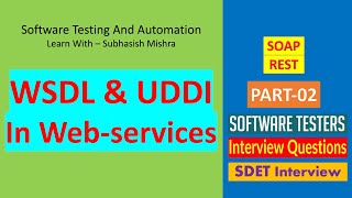 02  What Is WSDL and UDDI in web services [upl. by Hesler]