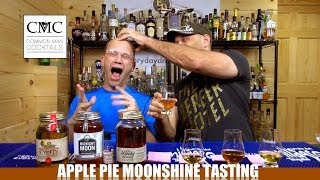 Firefly Ole Smoky Midnight Moon and Grandmas Apple Pie Moonshine Review  Tasting [upl. by Poirer]