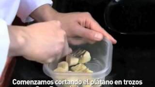 Mouse de Platano para Bebés  Recetas fáciles para bebés y niños [upl. by Nic507]