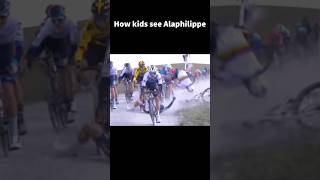 How kids see Julian Alaphilippe vs How I see him julianalaphilippe cycling [upl. by Wilmar]