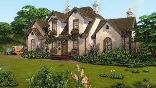 The Sims 4 Countryside Family Farm with Barn Cottage Living Stop Motion NoCC [upl. by Lorelie]